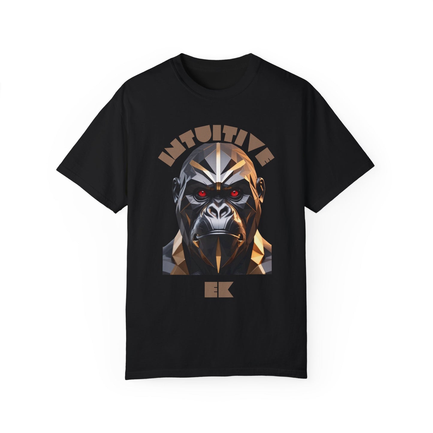 Stylized Gorilla T-Shirt – Edgy Polygonal Art with Futuristic Vibe