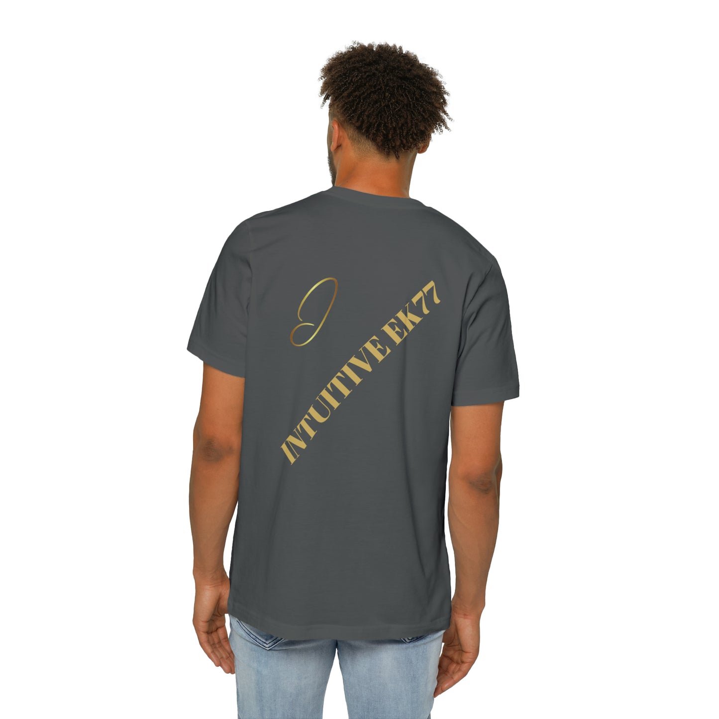 Intuitive EK77 Signature Unisex Cotton Tee: Versatile Style for AlI