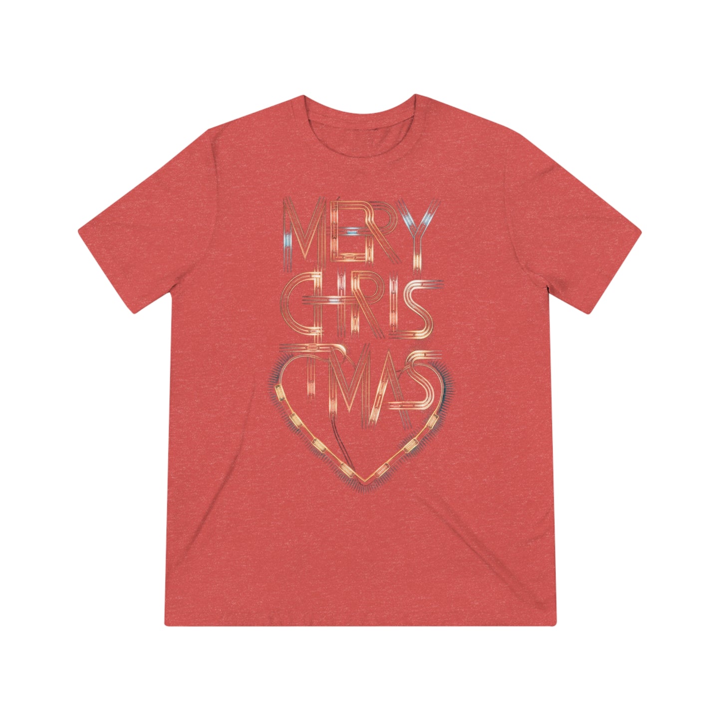 Geometric Christmas Lights Tee