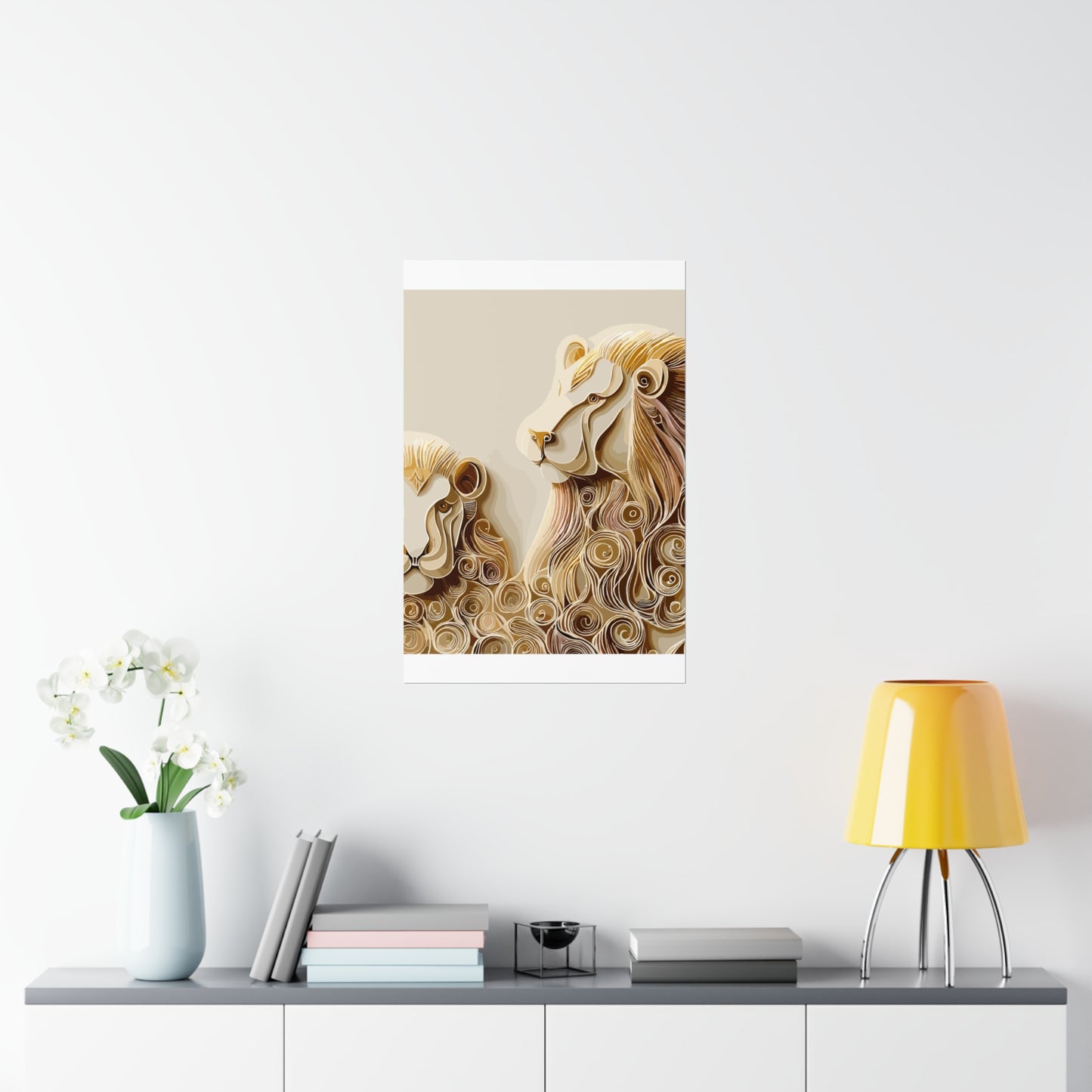 Brave Tenacity Wall Poster: A Testament to Relentless Resilience and Fighting Spirit