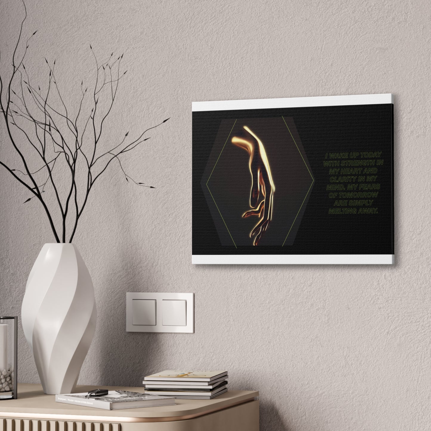 Strength and Serenity - Affirmation Wall Art