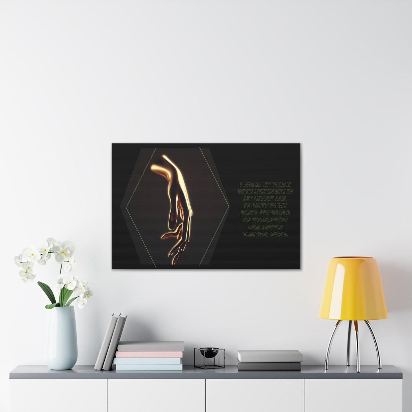 Strength and Serenity - Affirmation Wall Art