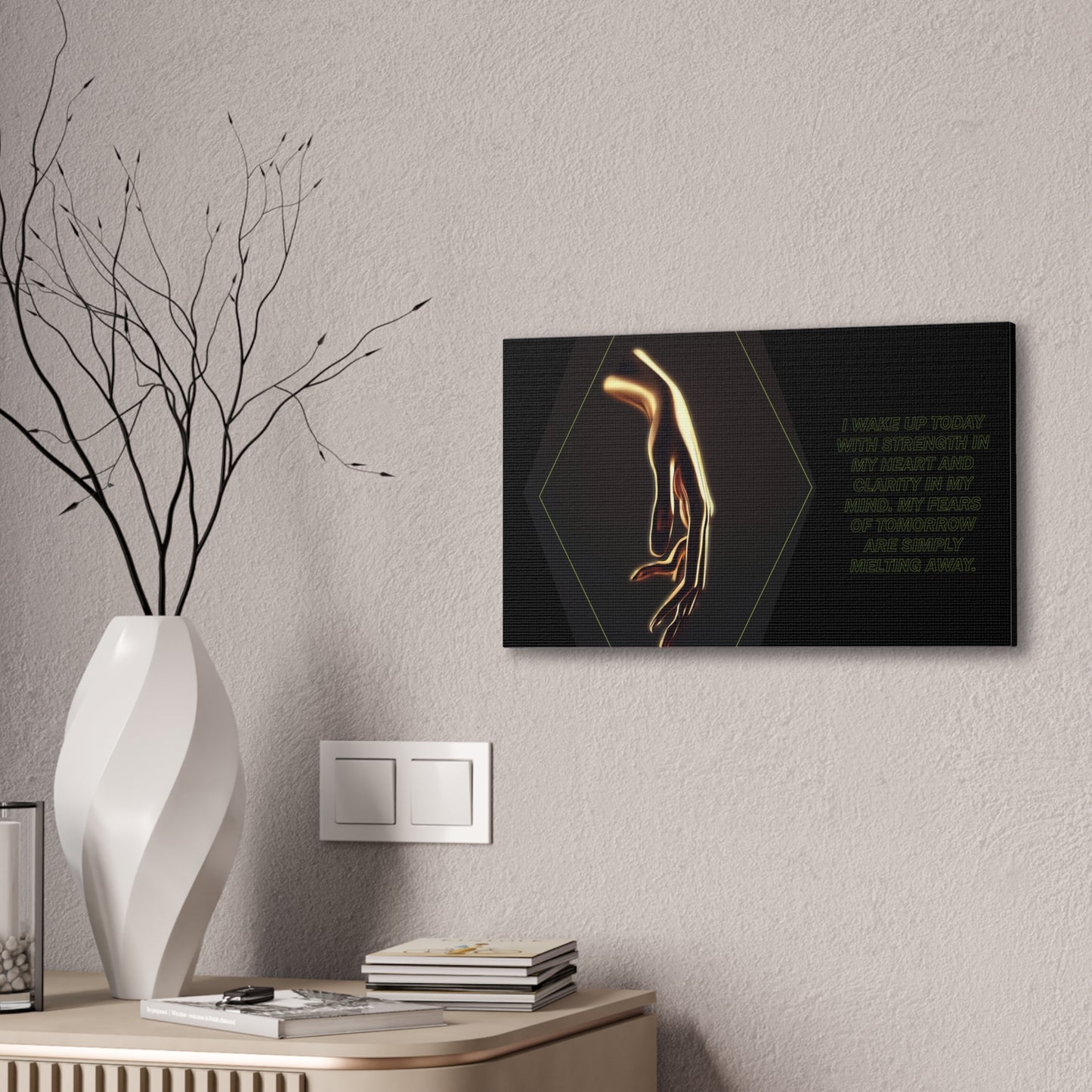 Strength and Serenity - Affirmation Wall Art