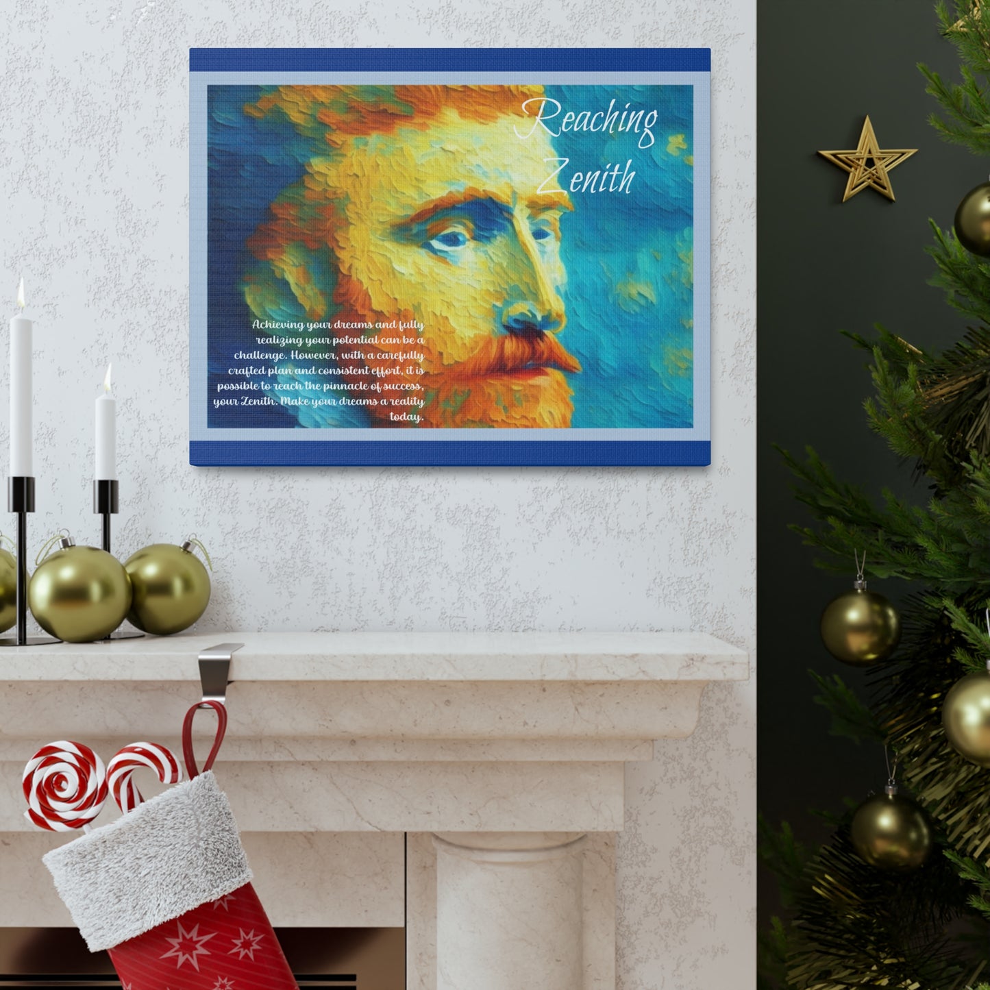 Zenith Ascent" Affirmation Wall Art