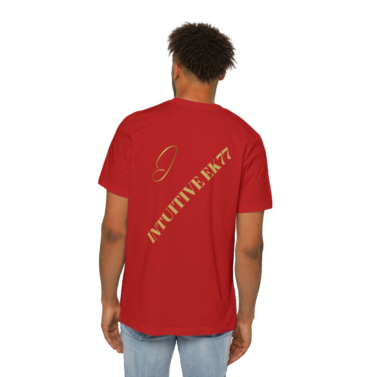 Intuitive EK77 Signature Unisex Cotton Tee: Versatile Style for AlI