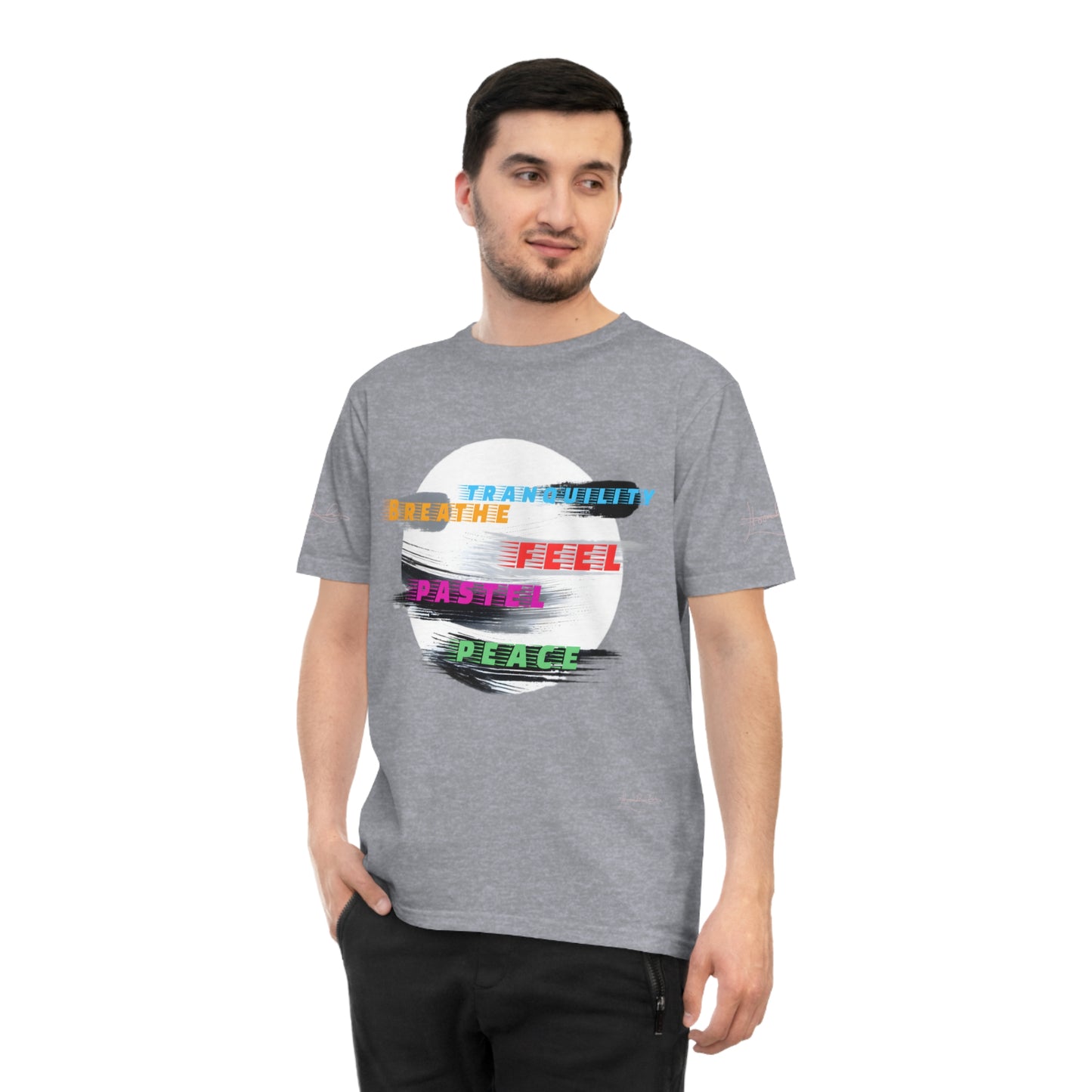 Pastel Peace: Tranquil Brush Stroke T-Shirt