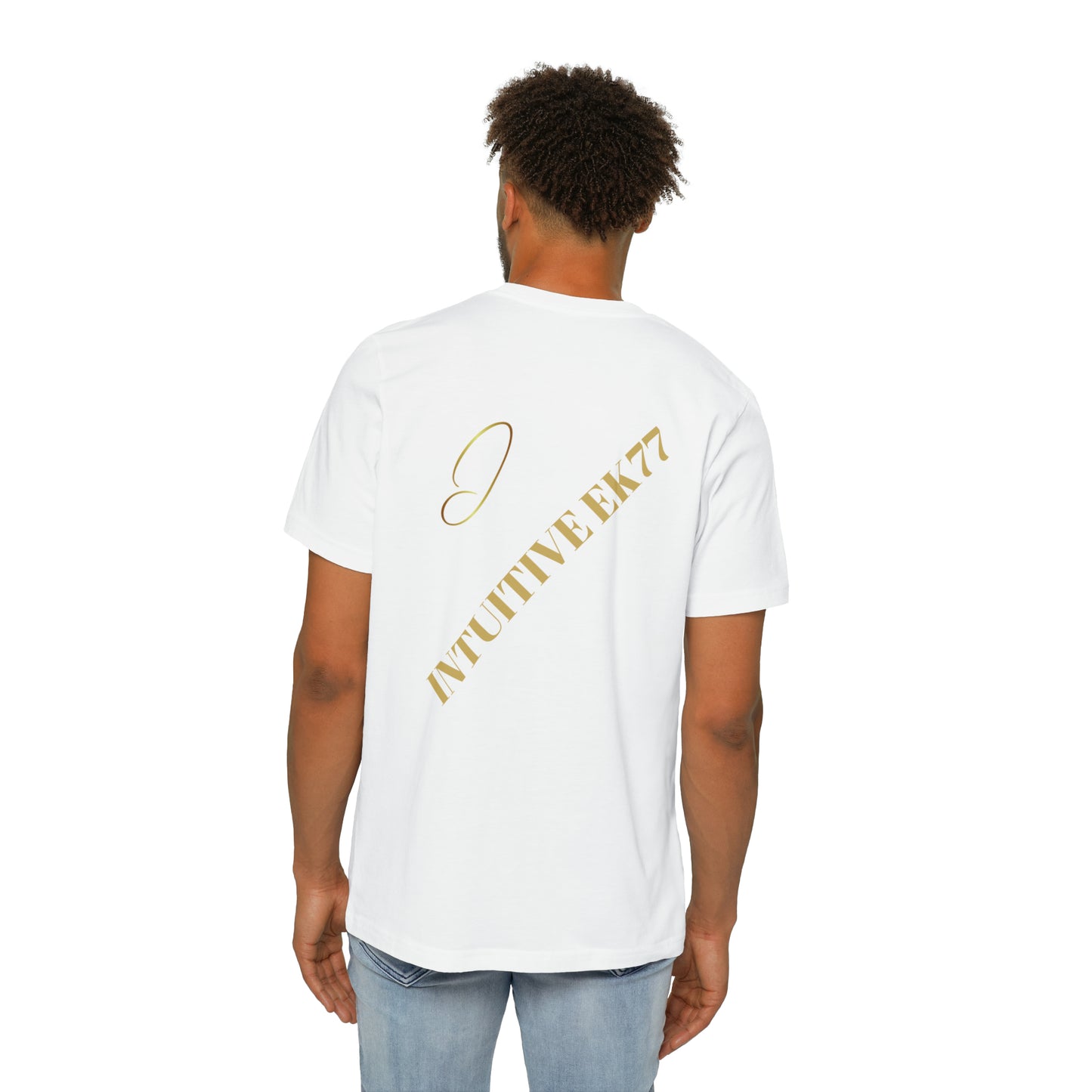 Intuitive EK77 Signature Unisex Cotton Tee: Versatile Style for AlI