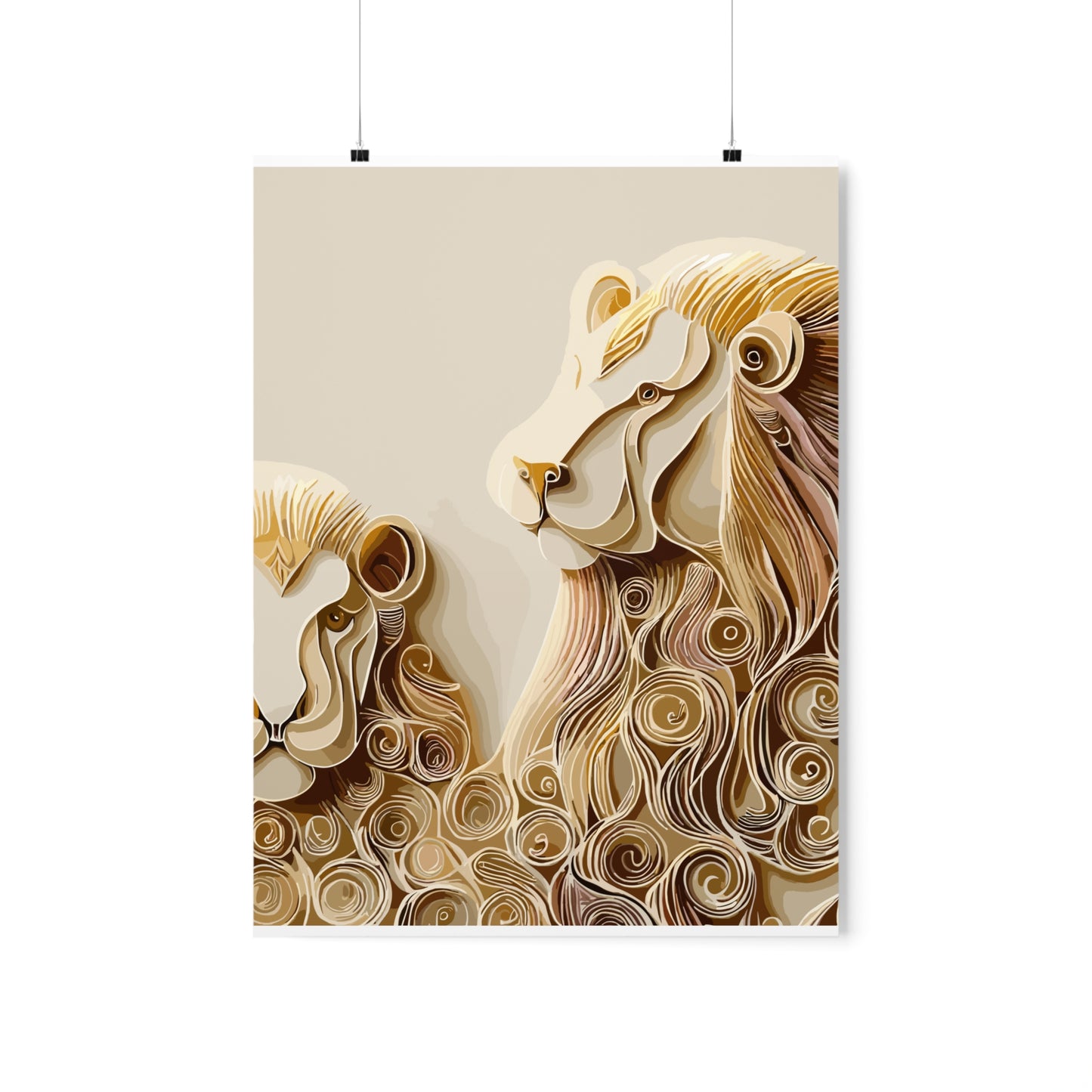 Brave Tenacity Wall Poster: A Testament to Relentless Resilience and Fighting Spirit