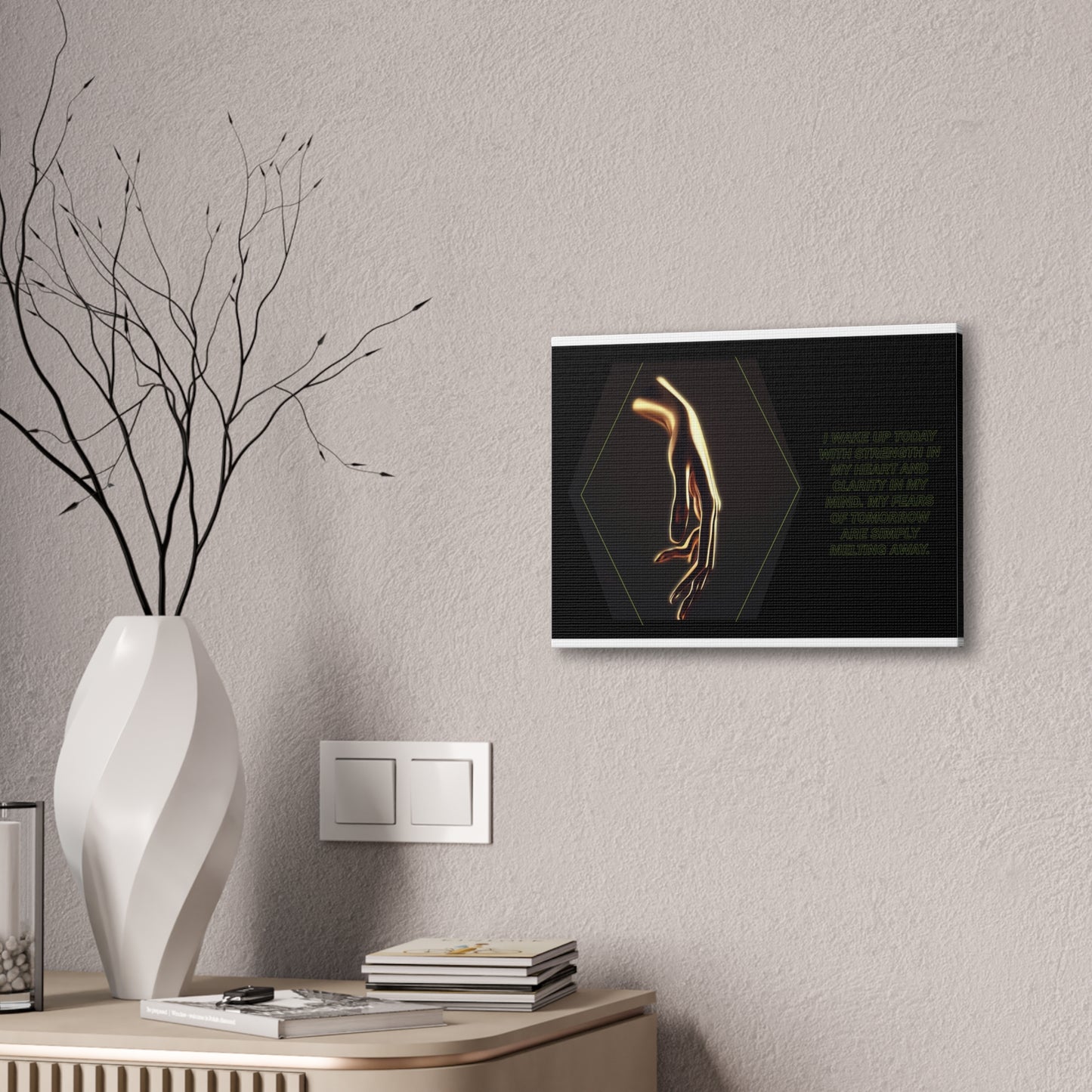 Strength and Serenity - Affirmation Wall Art