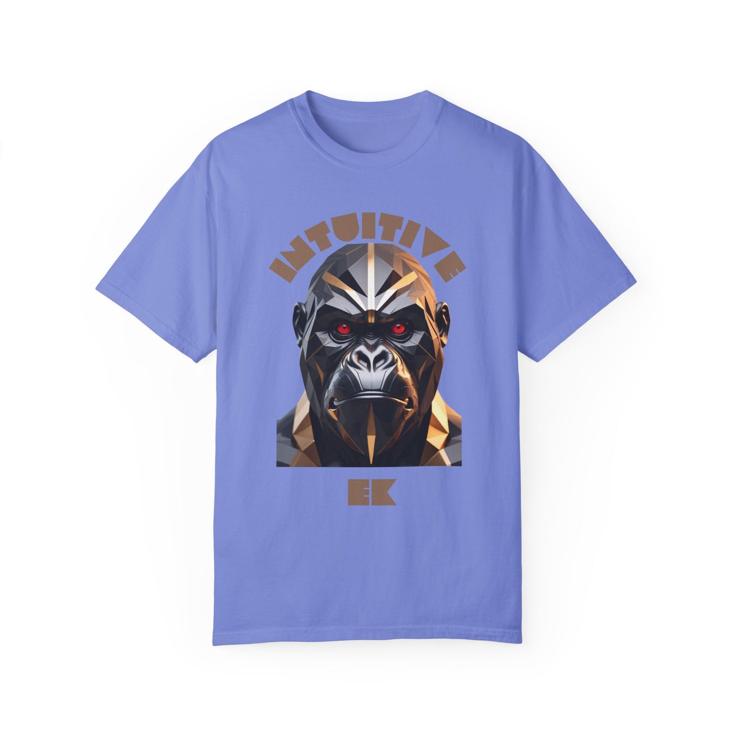 Stylized Gorilla T-Shirt – Edgy Polygonal Art with Futuristic Vibe