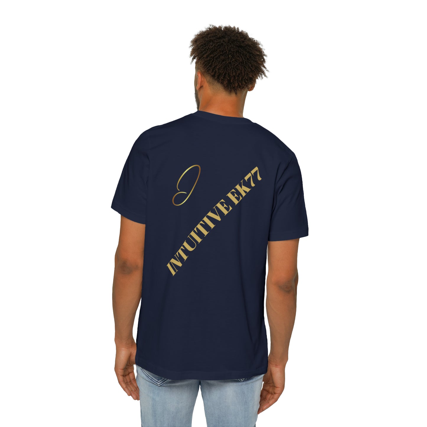Intuitive EK77 Signature Unisex Cotton Tee: Versatile Style for AlI