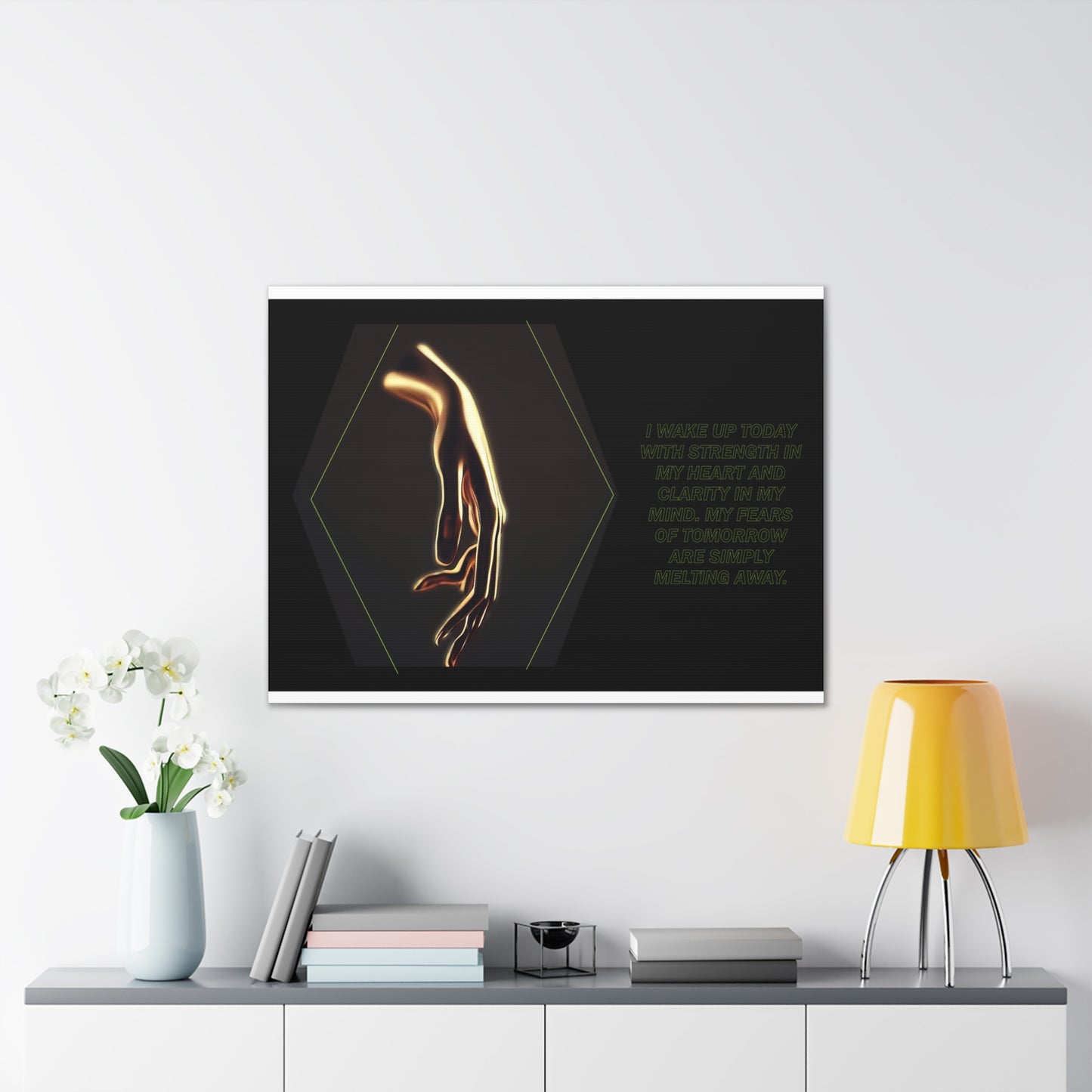 Strength and Serenity - Affirmation Wall Art