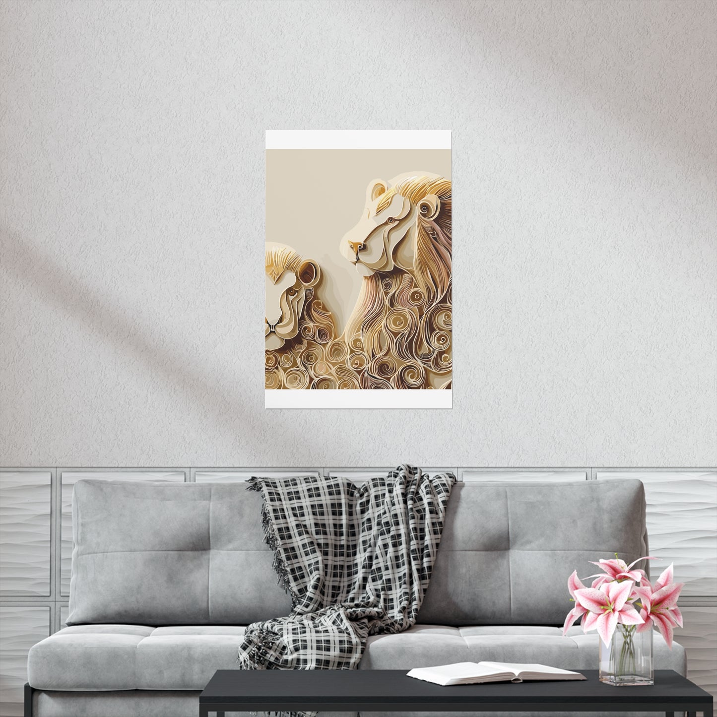 Brave Tenacity Wall Poster: A Testament to Relentless Resilience and Fighting Spirit