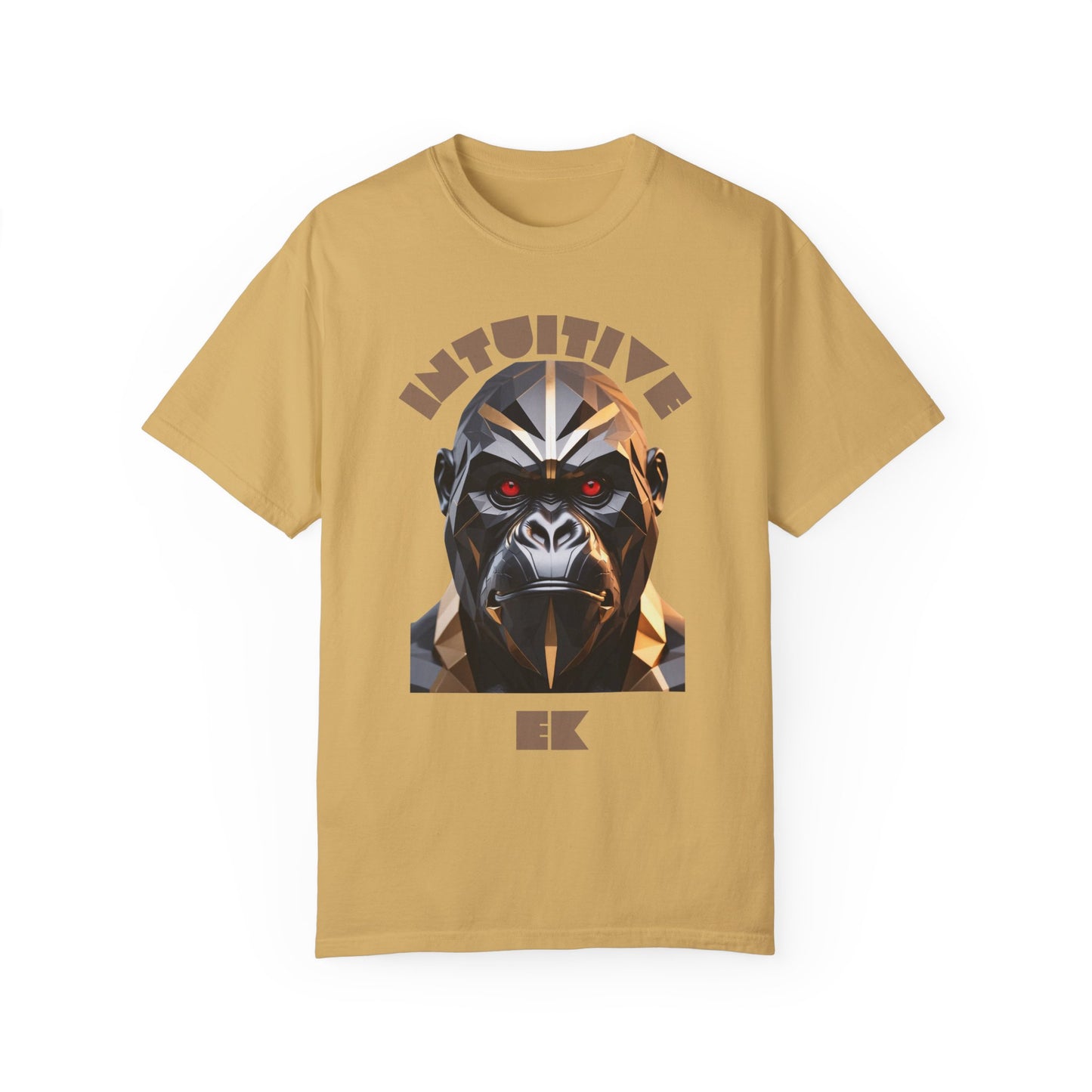 Stylized Gorilla T-Shirt – Edgy Polygonal Art with Futuristic Vibe