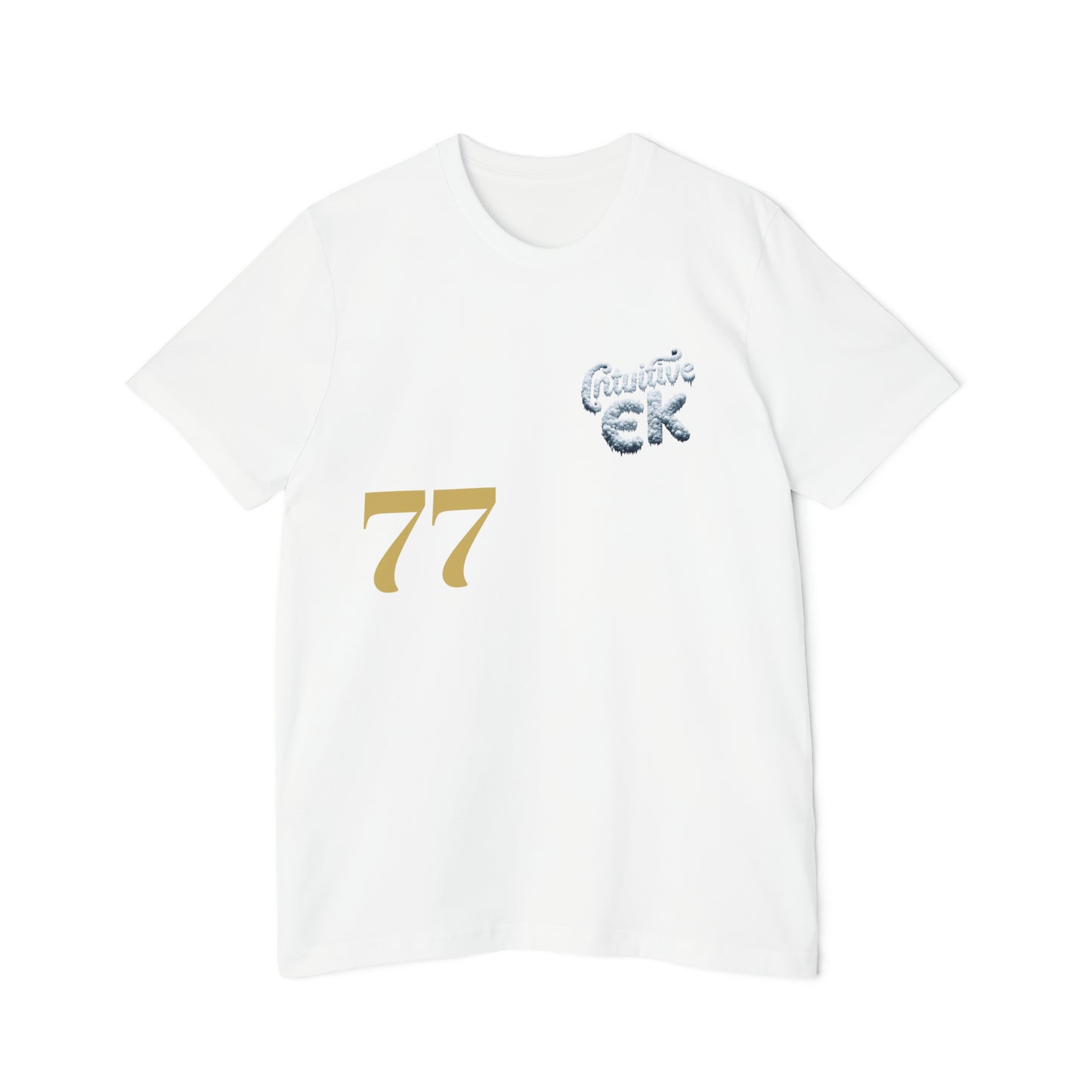 Intuitive EK77 Signature Unisex Cotton Tee: Versatile Style for AlI