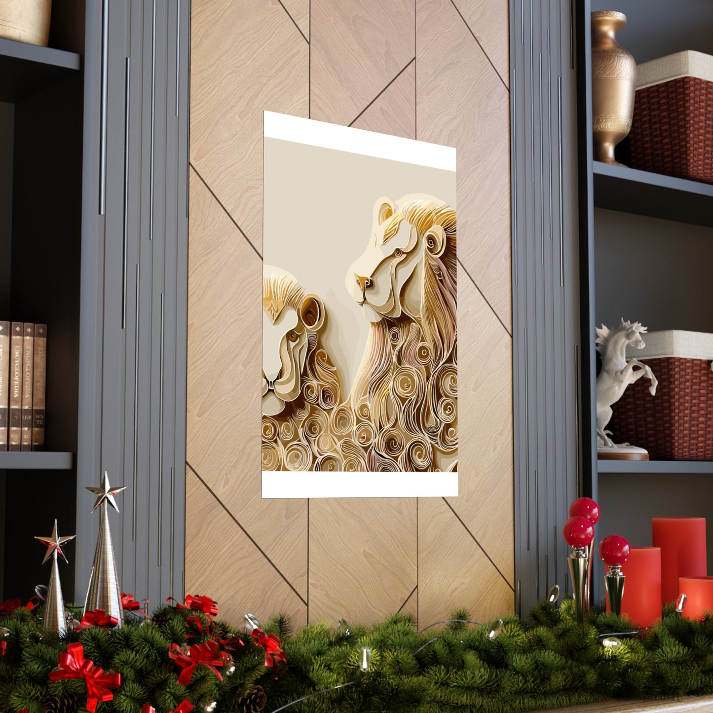 Brave Tenacity Wall Poster: A Testament to Relentless Resilience and Fighting Spirit