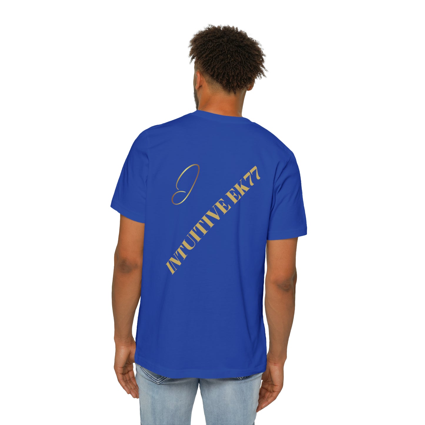 Intuitive EK77 Signature Unisex Cotton Tee: Versatile Style for AlI