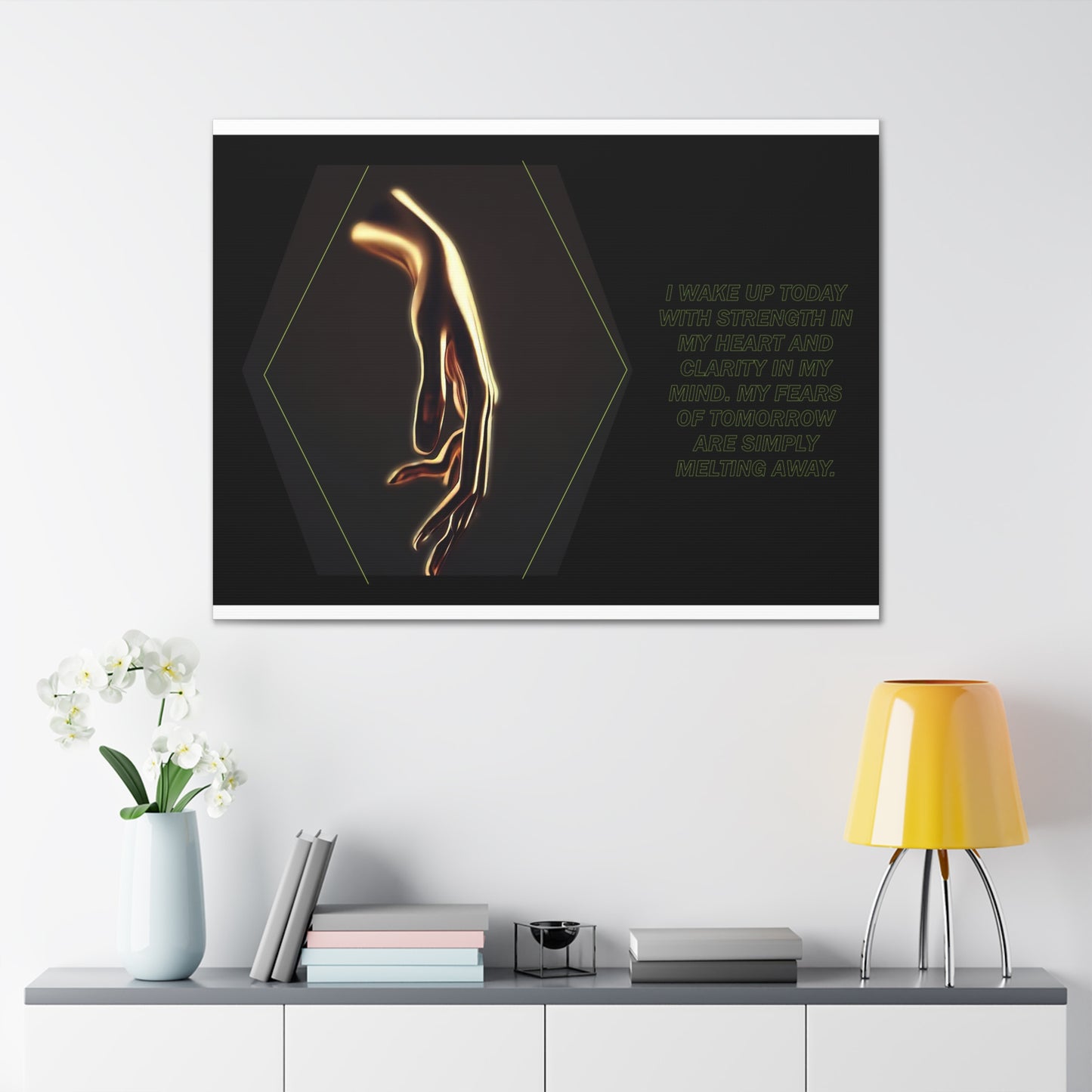Strength and Serenity - Affirmation Wall Art