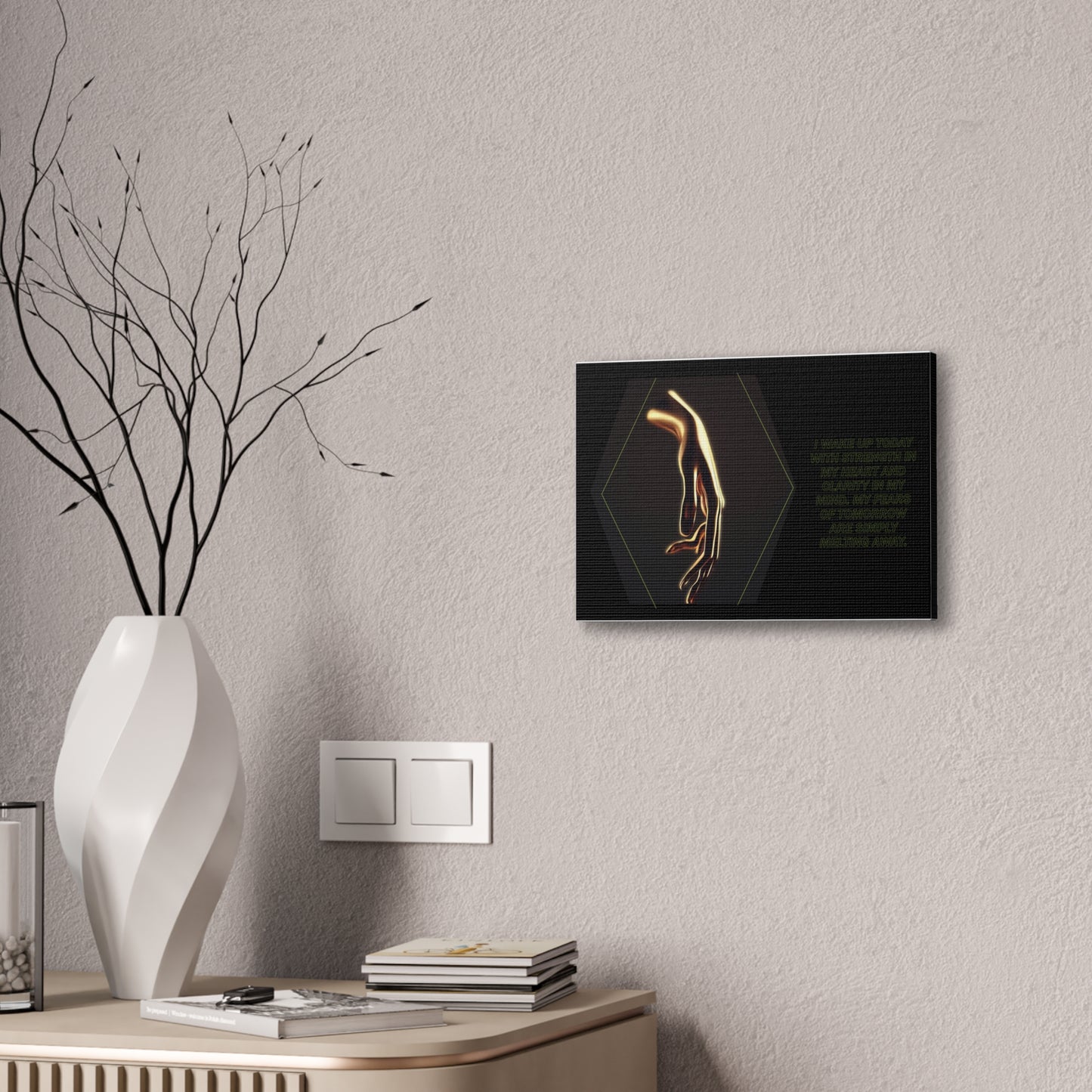 Strength and Serenity - Affirmation Wall Art