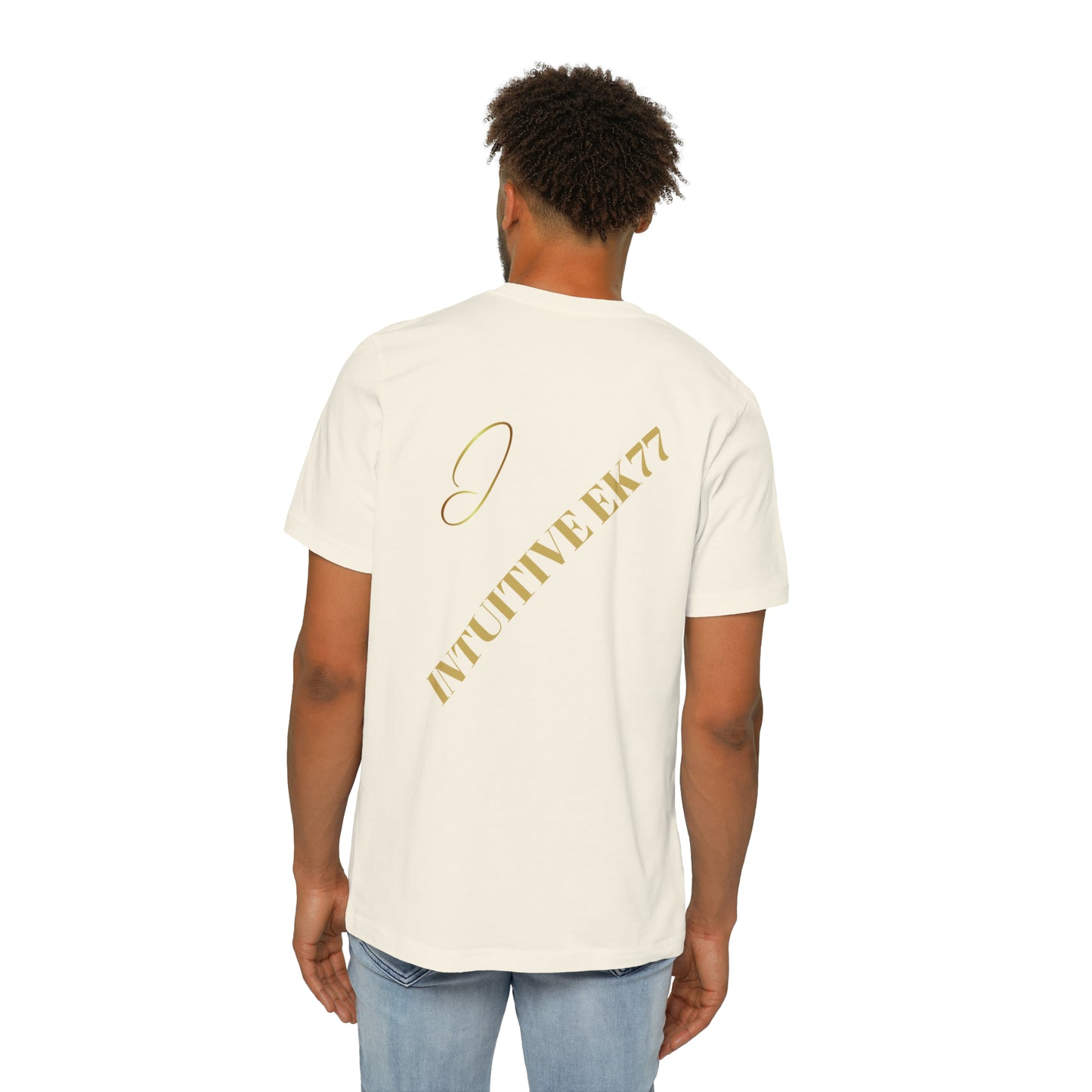 Intuitive EK77 Signature Unisex Cotton Tee: Versatile Style for AlI