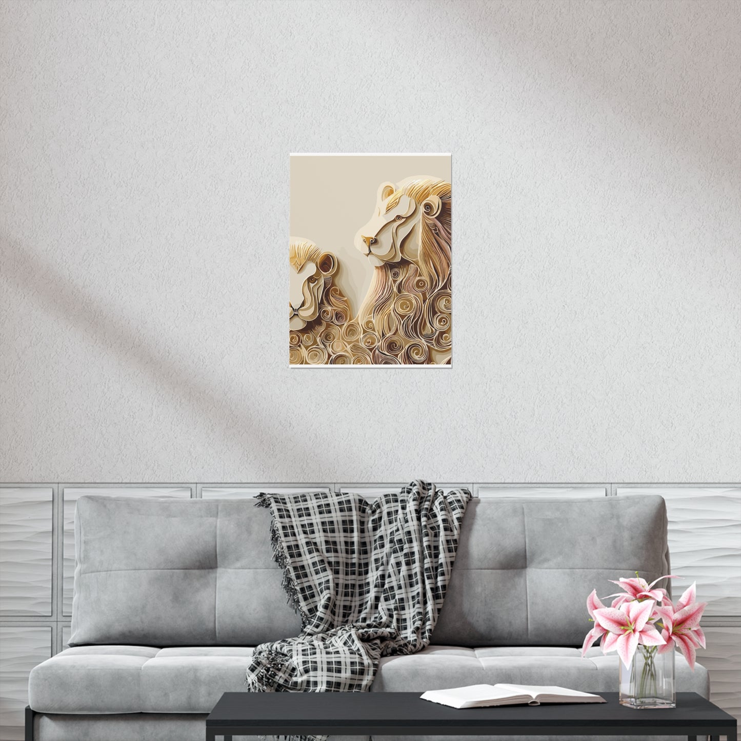 Brave Tenacity Wall Poster: A Testament to Relentless Resilience and Fighting Spirit