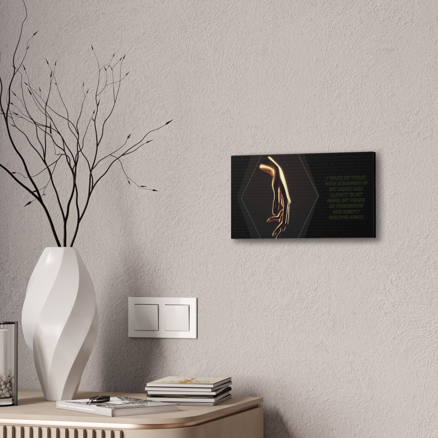 Strength and Serenity - Affirmation Wall Art