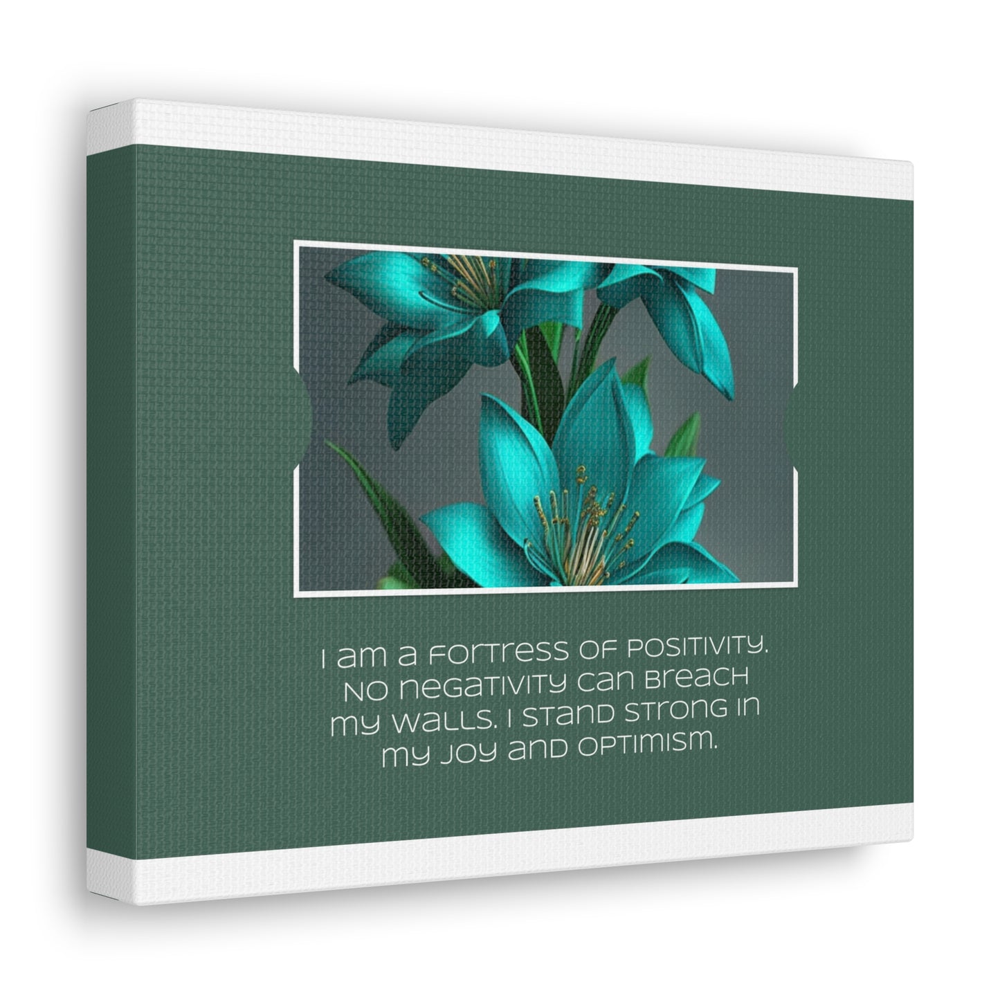 Fortress of Positivity - Affirmation Wall Art