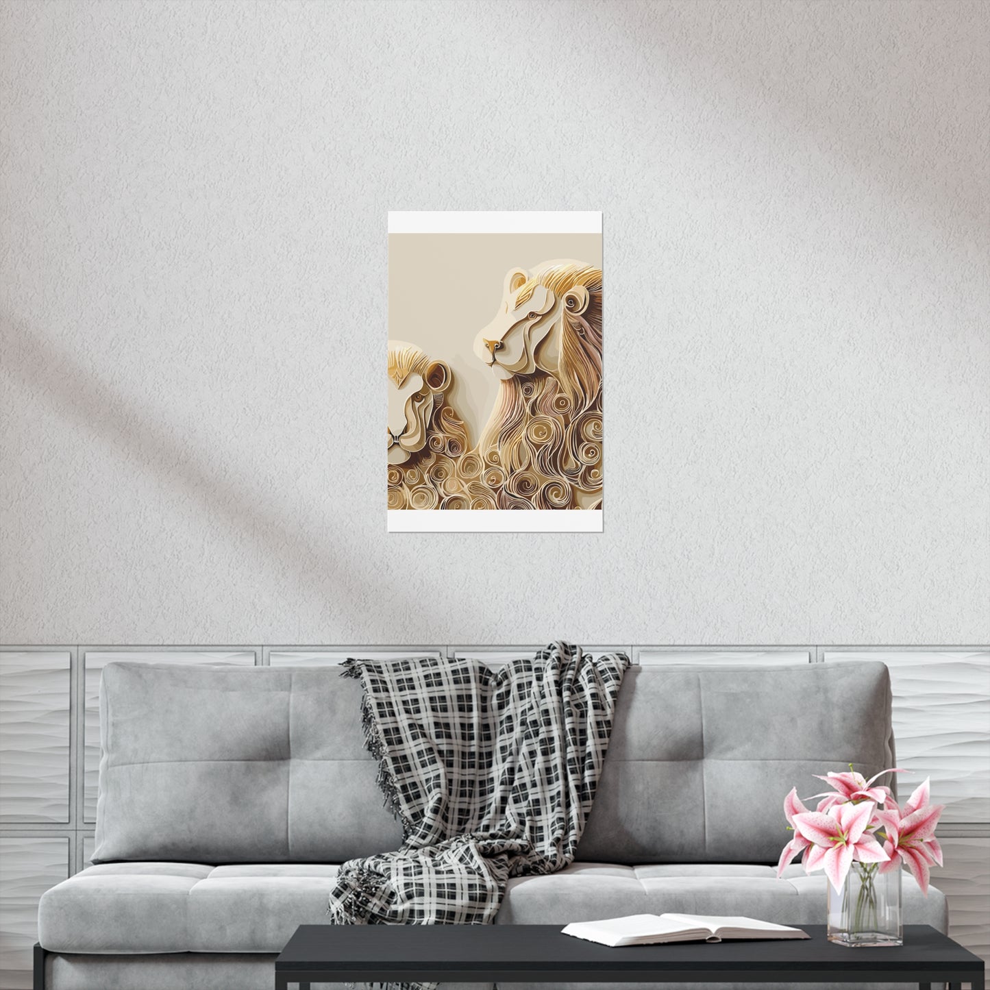 Brave Tenacity Wall Poster: A Testament to Relentless Resilience and Fighting Spirit