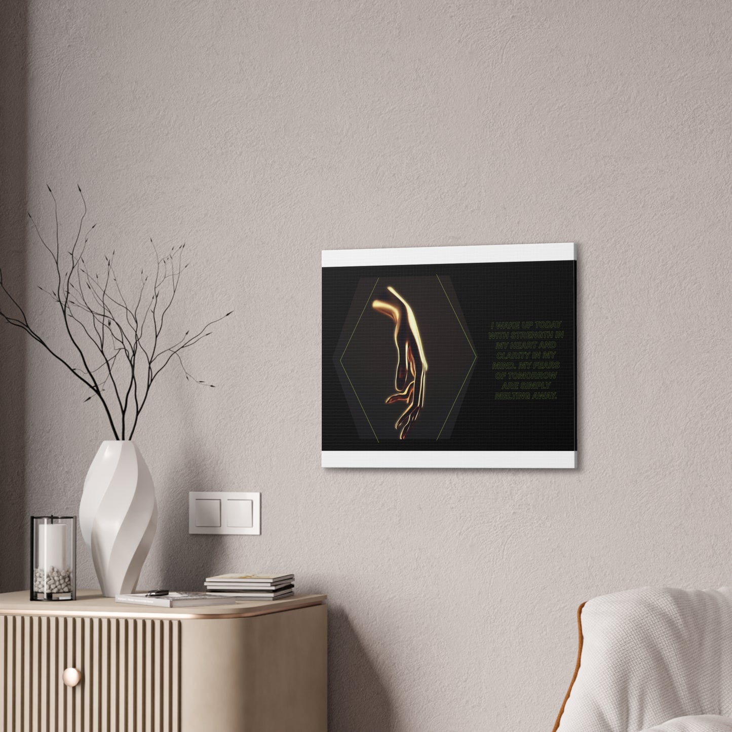 Strength and Serenity - Affirmation Wall Art