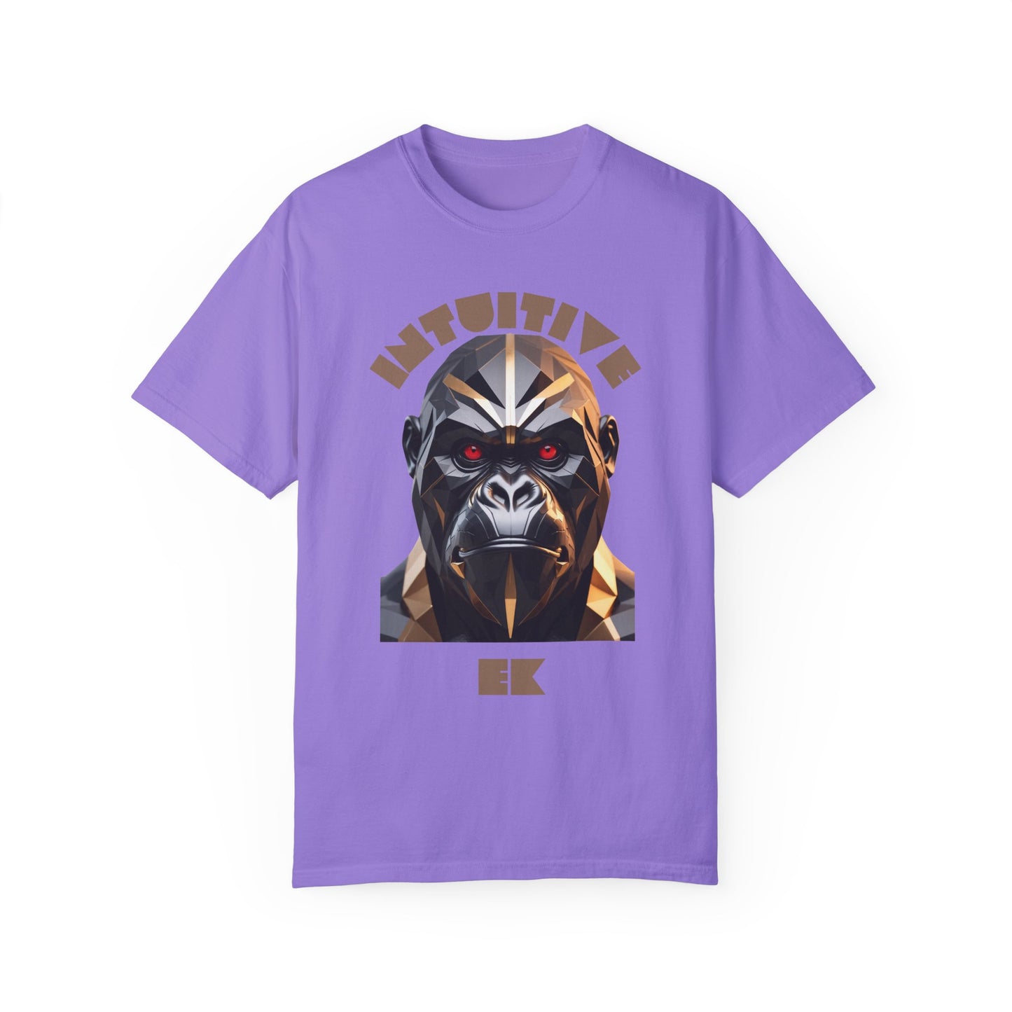 Stylized Gorilla T-Shirt – Edgy Polygonal Art with Futuristic Vibe