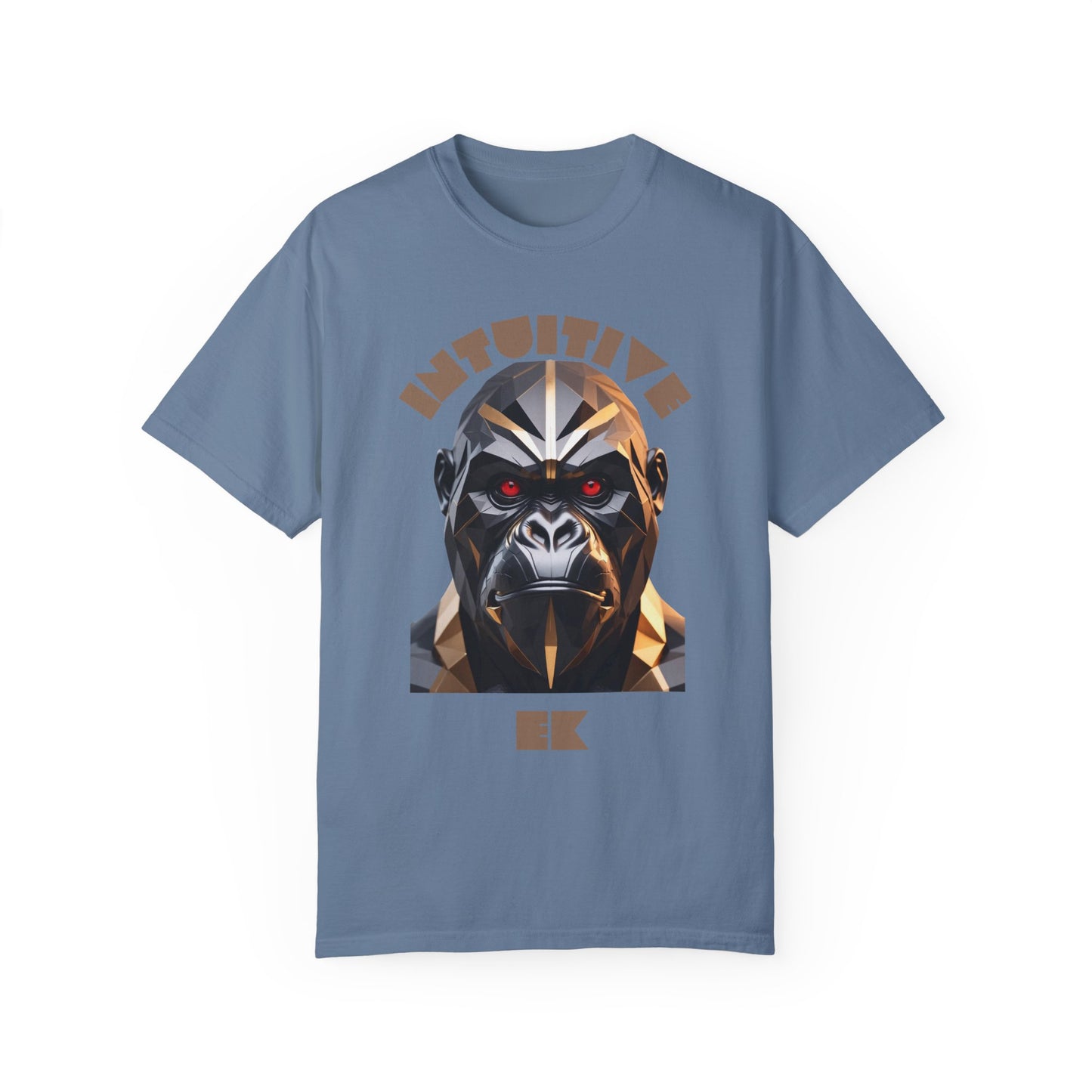 Stylized Gorilla T-Shirt – Edgy Polygonal Art with Futuristic Vibe