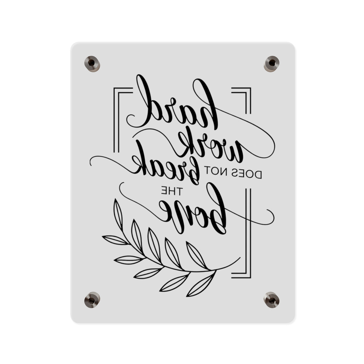 Hard Work Quote Wall Art – Inspirational Décor for Entrepreneurs