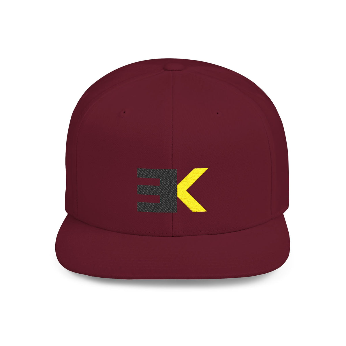 EK Logo Flat Bill Snapback Hat