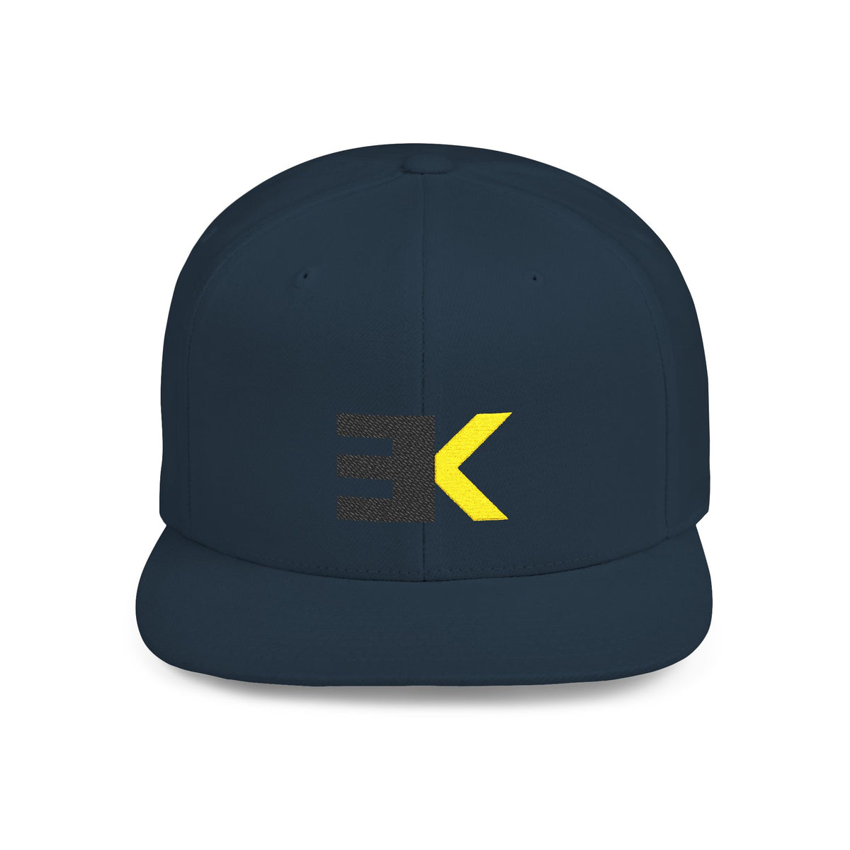 EK Logo Flat Bill Snapback Hat