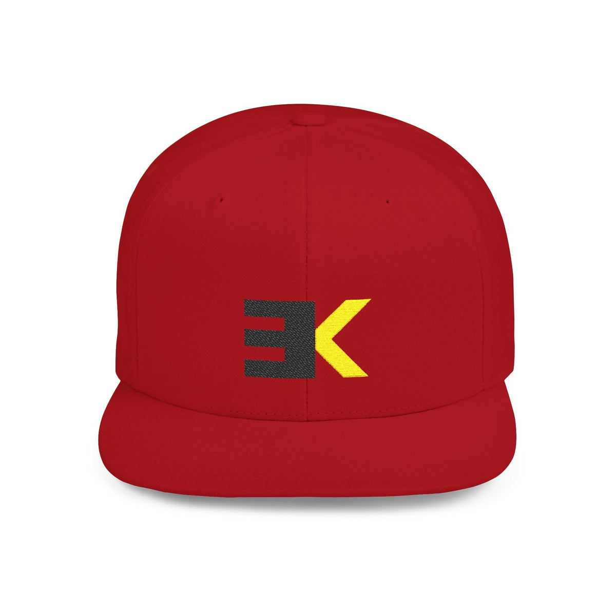 EK Logo Flat Bill Snapback Hat
