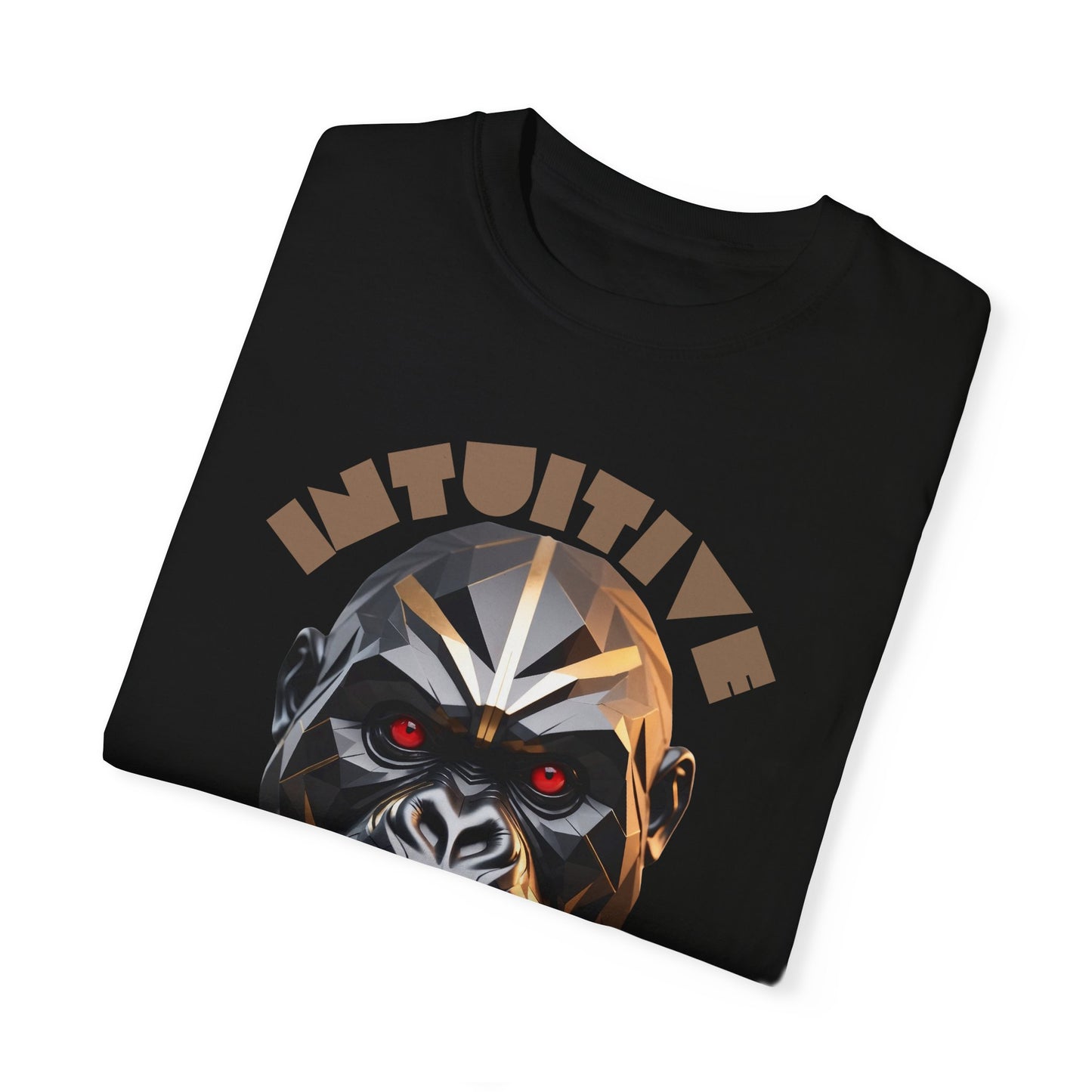 Stylized Gorilla T-Shirt – Edgy Polygonal Art with Futuristic Vibe