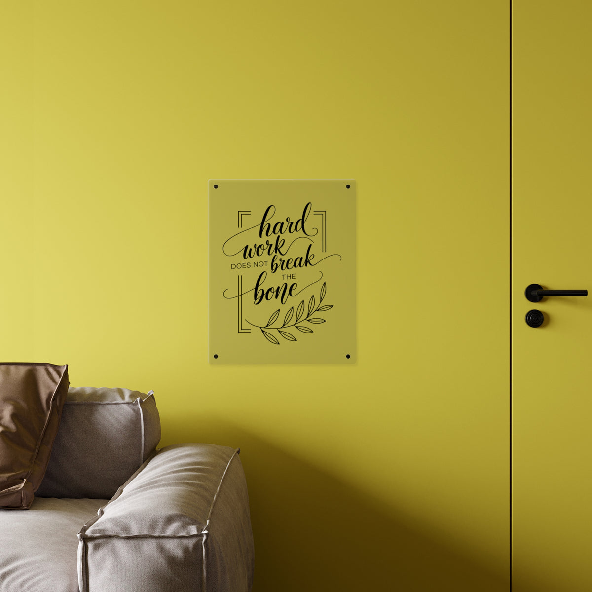 Hard Work Quote Wall Art – Inspirational Décor for Entrepreneurs