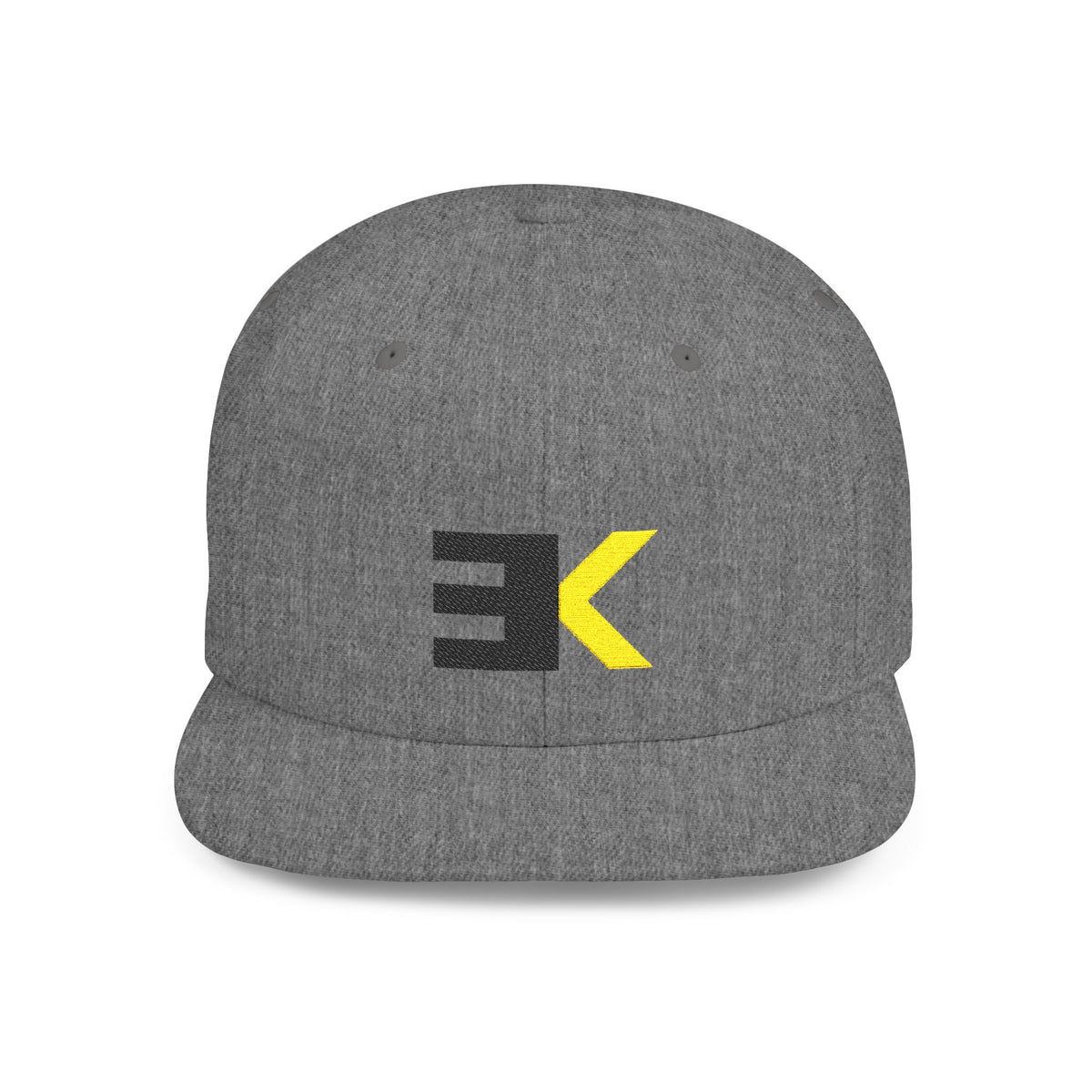 EK Logo Flat Bill Snapback Hat