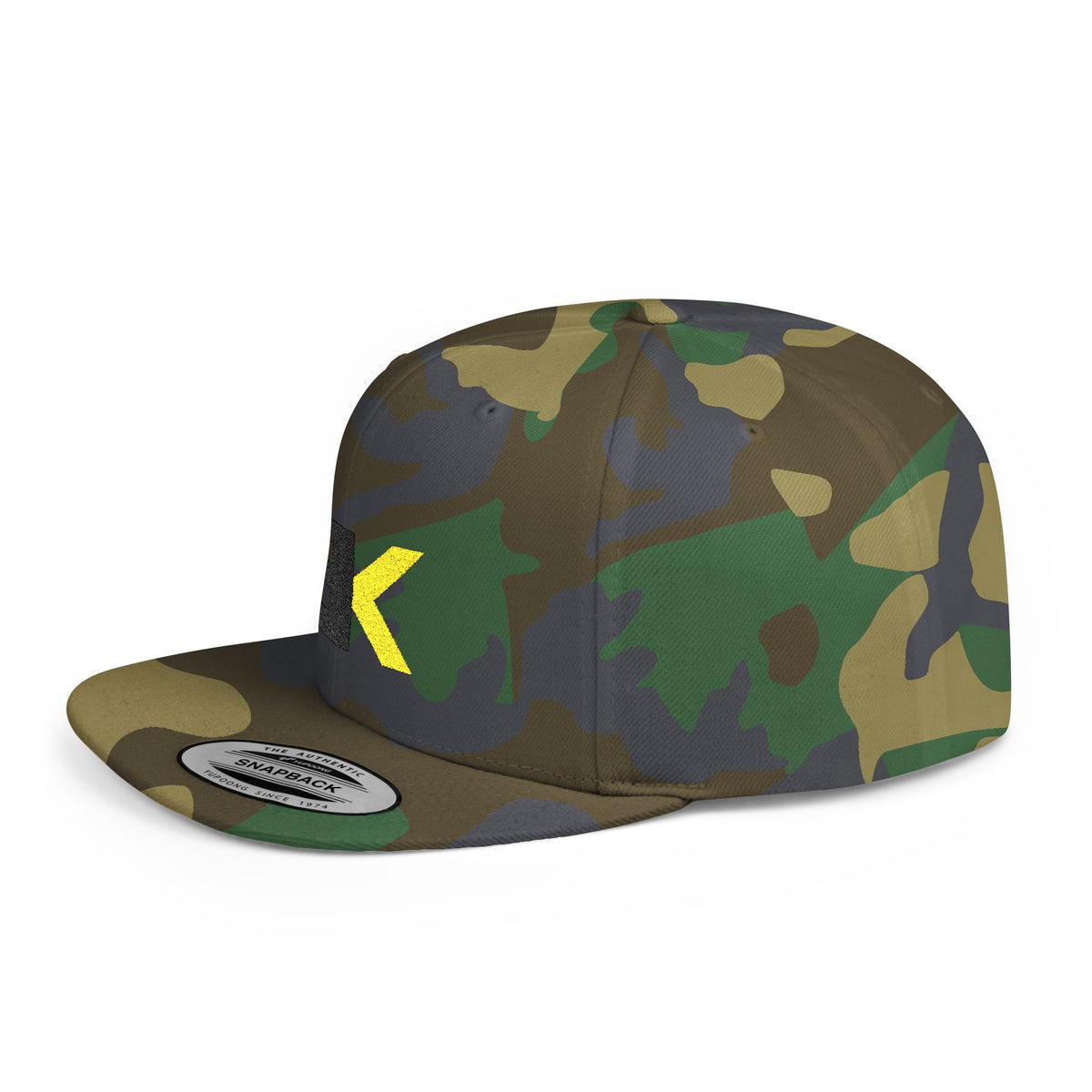 EK Logo Flat Bill Snapback Hat