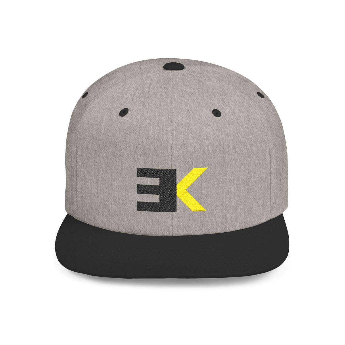 EK Logo Flat Bill Snapback Hat