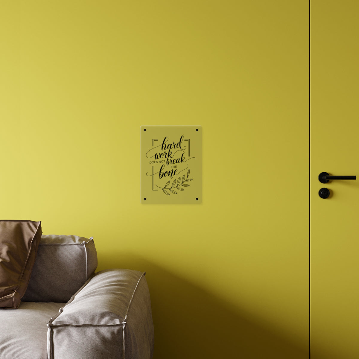 Hard Work Quote Wall Art – Inspirational Décor for Entrepreneurs