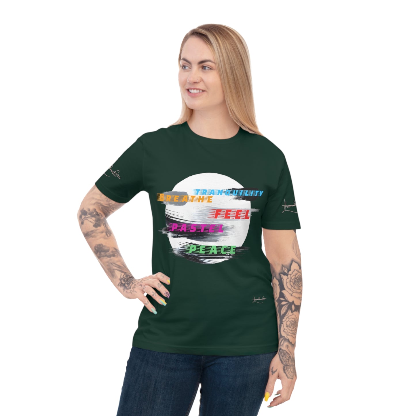 Pastel Peace: Tranquil Brush Stroke T-Shirt