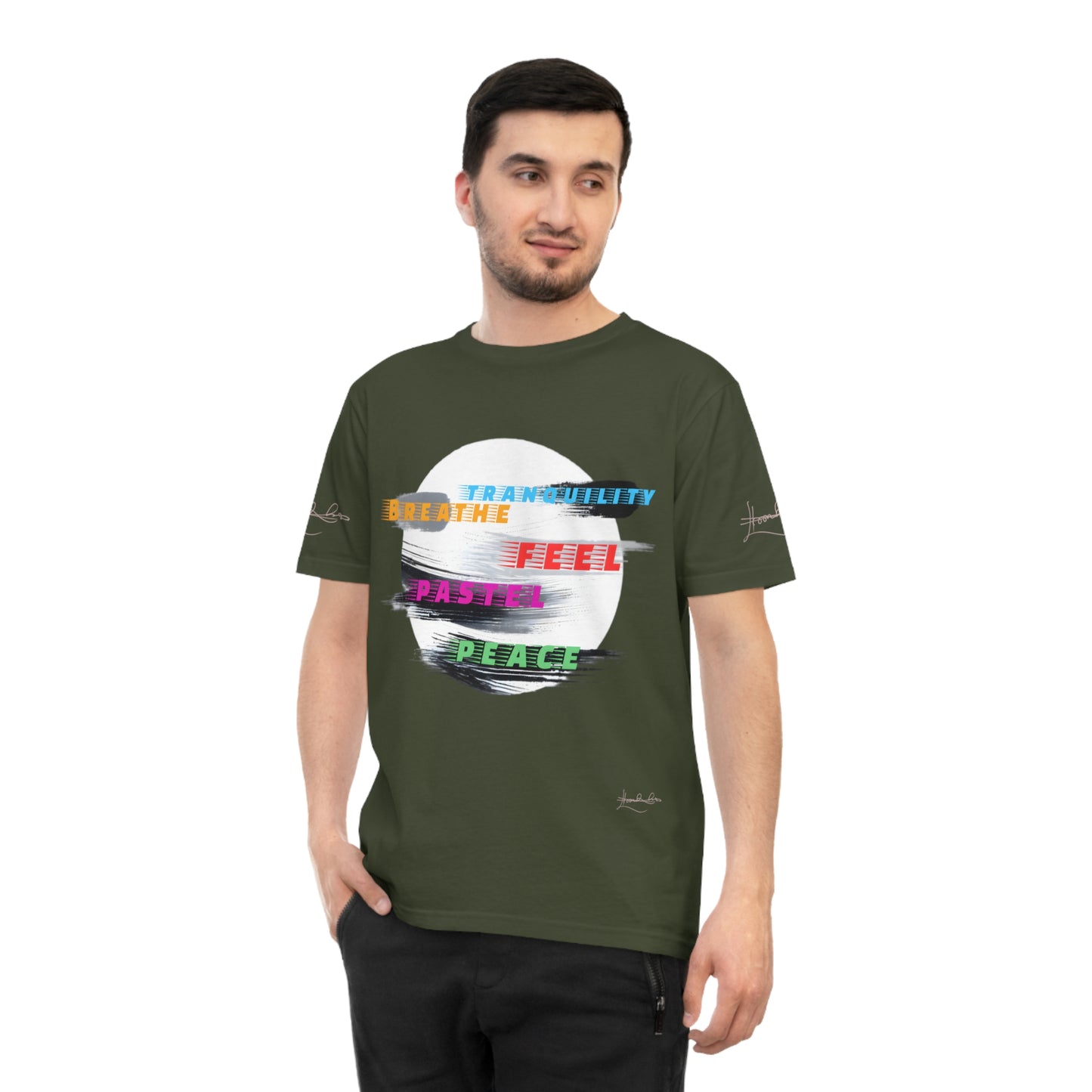 Pastel Peace: Tranquil Brush Stroke T-Shirt