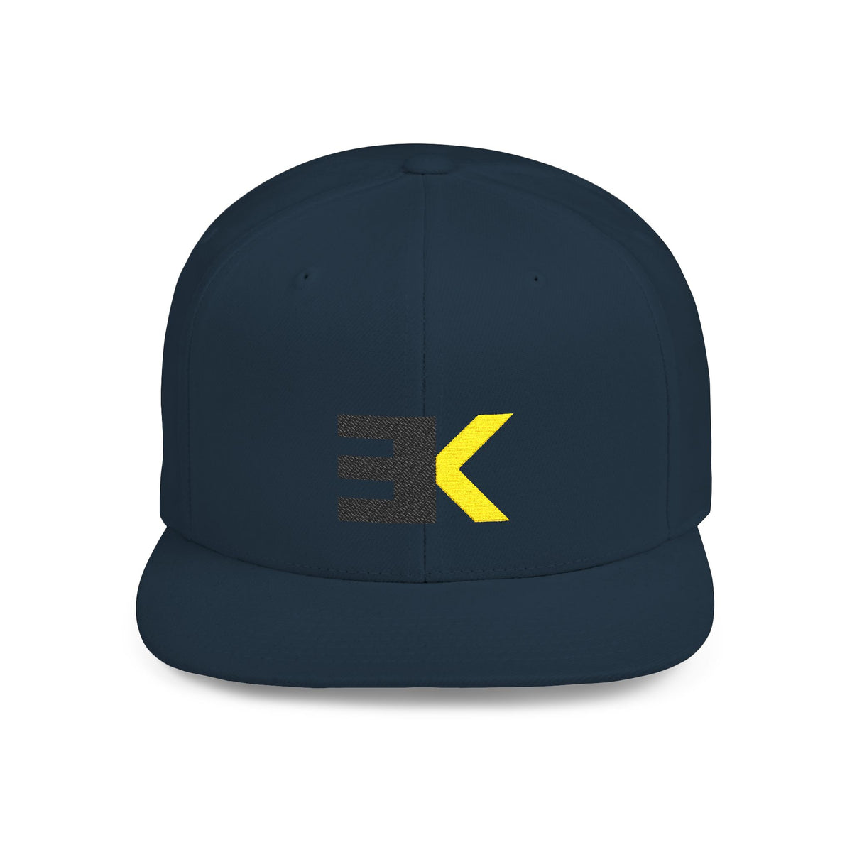 EK Logo Flat Bill Snapback Hat