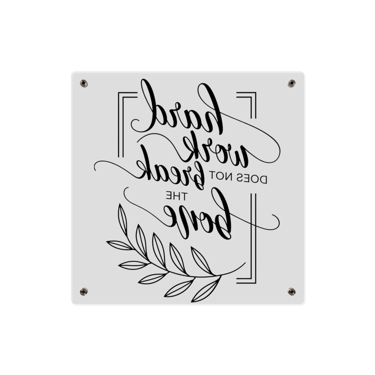 Hard Work Quote Wall Art – Inspirational Décor for Entrepreneurs