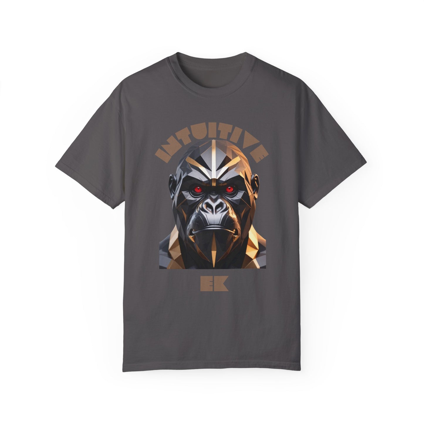 Stylized Gorilla T-Shirt – Edgy Polygonal Art with Futuristic Vibe