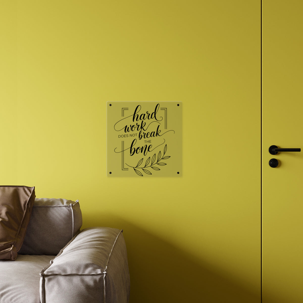 Hard Work Quote Wall Art – Inspirational Décor for Entrepreneurs