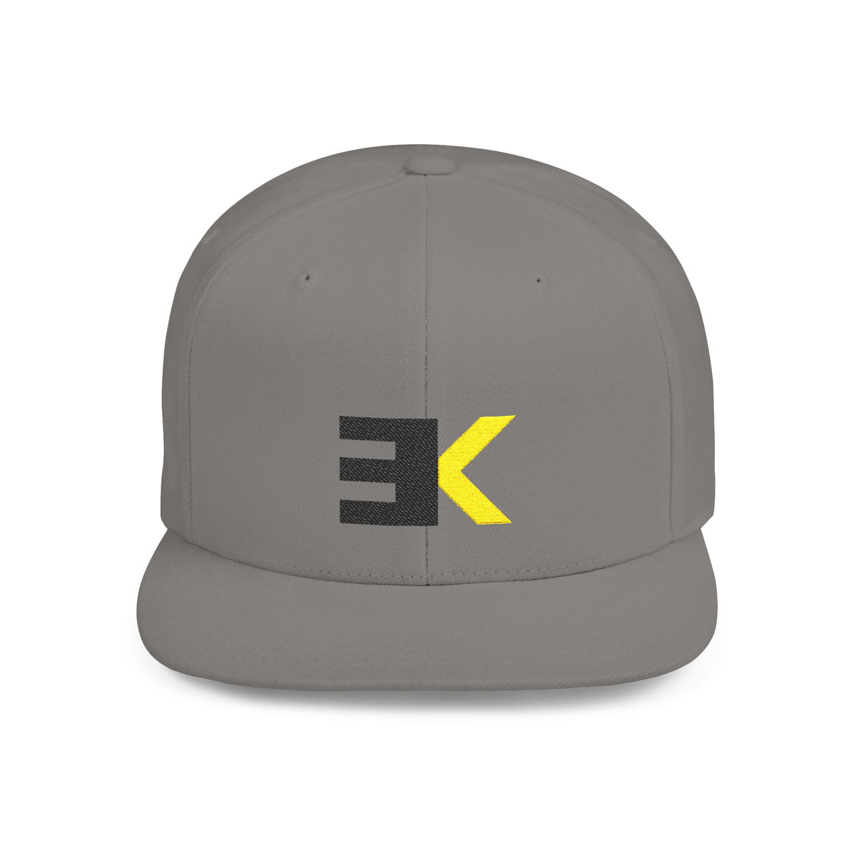 EK Logo Flat Bill Snapback Hat