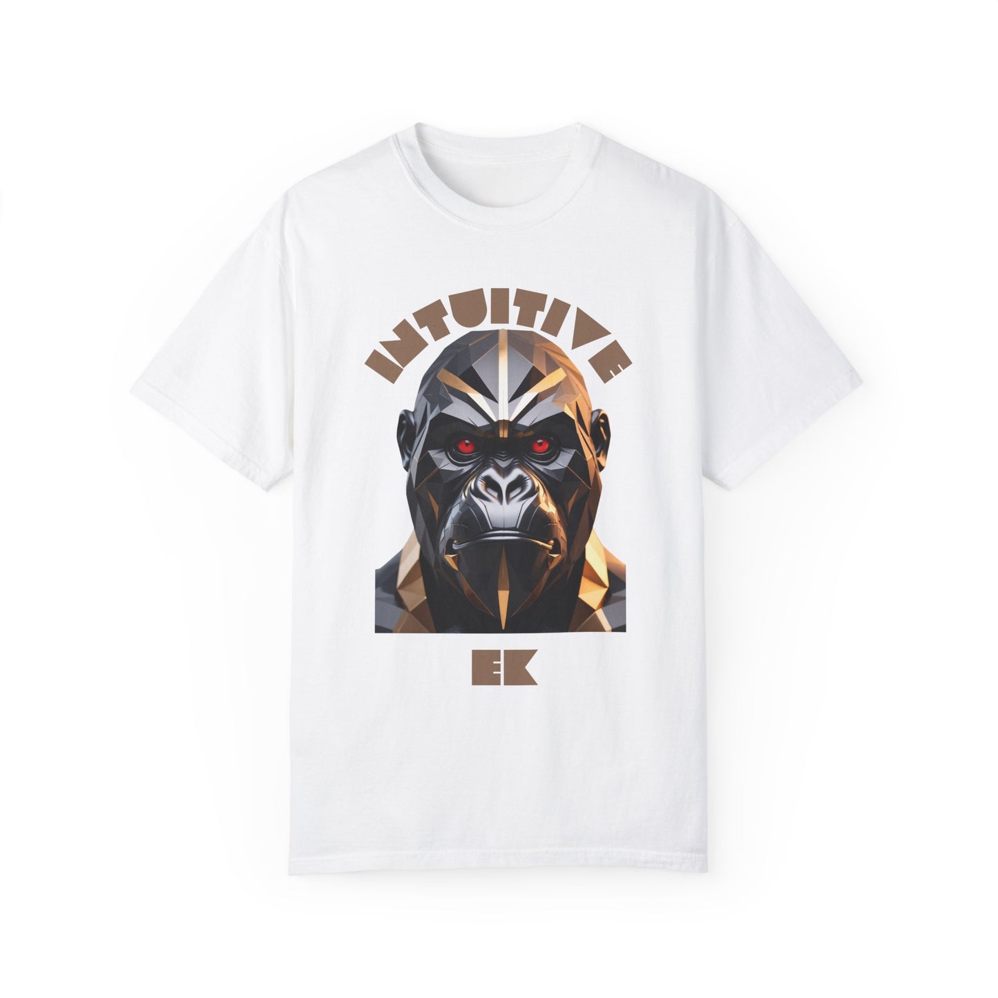 Stylized Gorilla T-Shirt – Edgy Polygonal Art with Futuristic Vibe