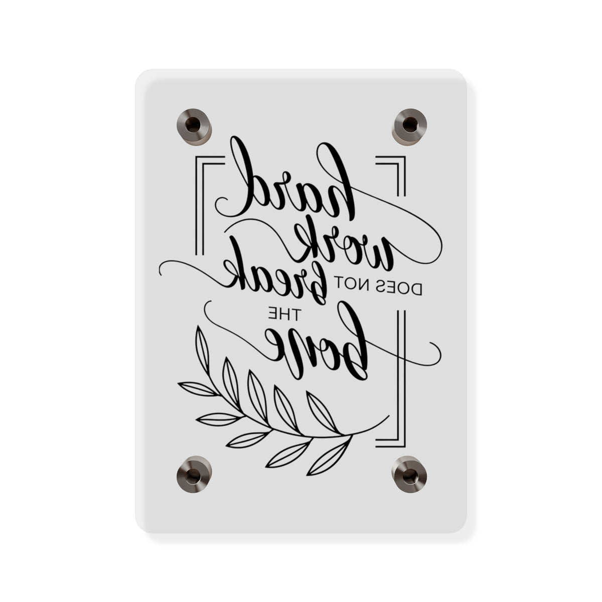 Hard Work Quote Wall Art – Inspirational Décor for Entrepreneurs